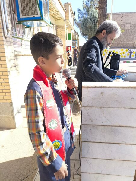  سوگواری شهادت حضرت زهرا (س) در دبستان شهید پسندیده فدافن