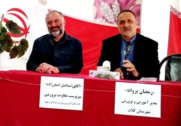 نشست همفکری و هم اندیشی معاونین و مربیان پروشی و مشاورین مدارس شهرستان کلات 