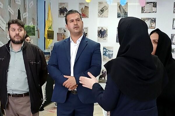 نمایشگاه غزه در مدرسه شهدای گمنام شهر پرند