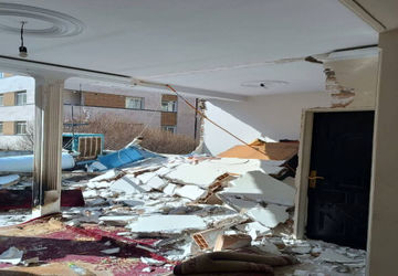 انفجار در یک ساختمان مسکونی به دلیل نشت گاز