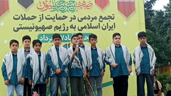 تجمعات پرشور مردم شهرستان محمودآباد برای عملیات وعده صادق۳