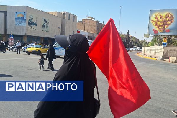مراسم راهپیمایی جاماندگان اربعین حسینی در شیراز