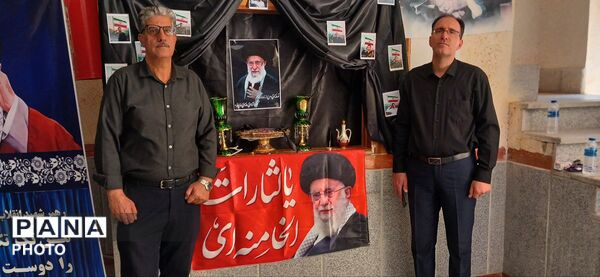  مراسم سوگواری و بزرگداشت حضرت آیت‌الله خامنه‌ای در نهاوند