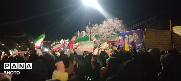 راهپیمایی باشکوه مردم شهید پرور انوج