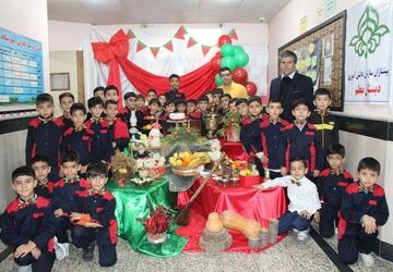 جشن یلدای به یادماندنی در دبستان معلم یک آشخانه