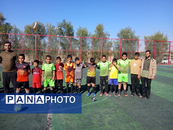 مسابقه فوتبال دوستانه در آموزشگاه شهید ابراهیم رضوی