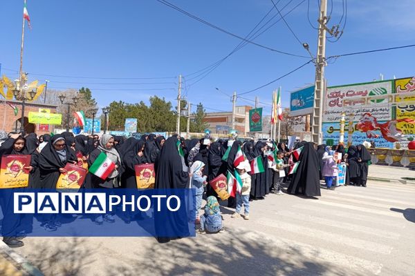 حضور پرشور مردم شهر تیتکانلو در راهپیمایی روز قدس 