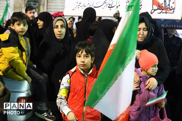 بی‌تاب میناب در شب اربعین شهادت رهبر امت 