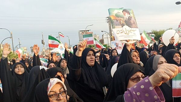 تجمعات پرشور مردم شهرستان محمودآباد برای عملیات وعده صادق۳