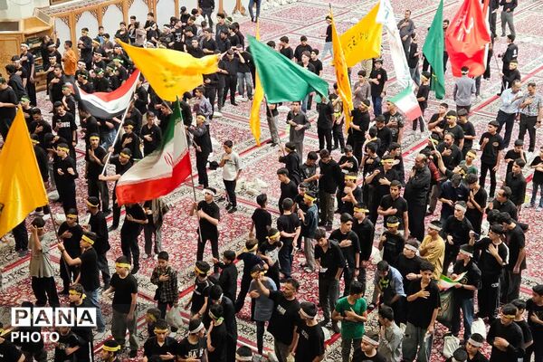 نوجوانان عاشورایی در حرم شاهچراغ(ع) - 3