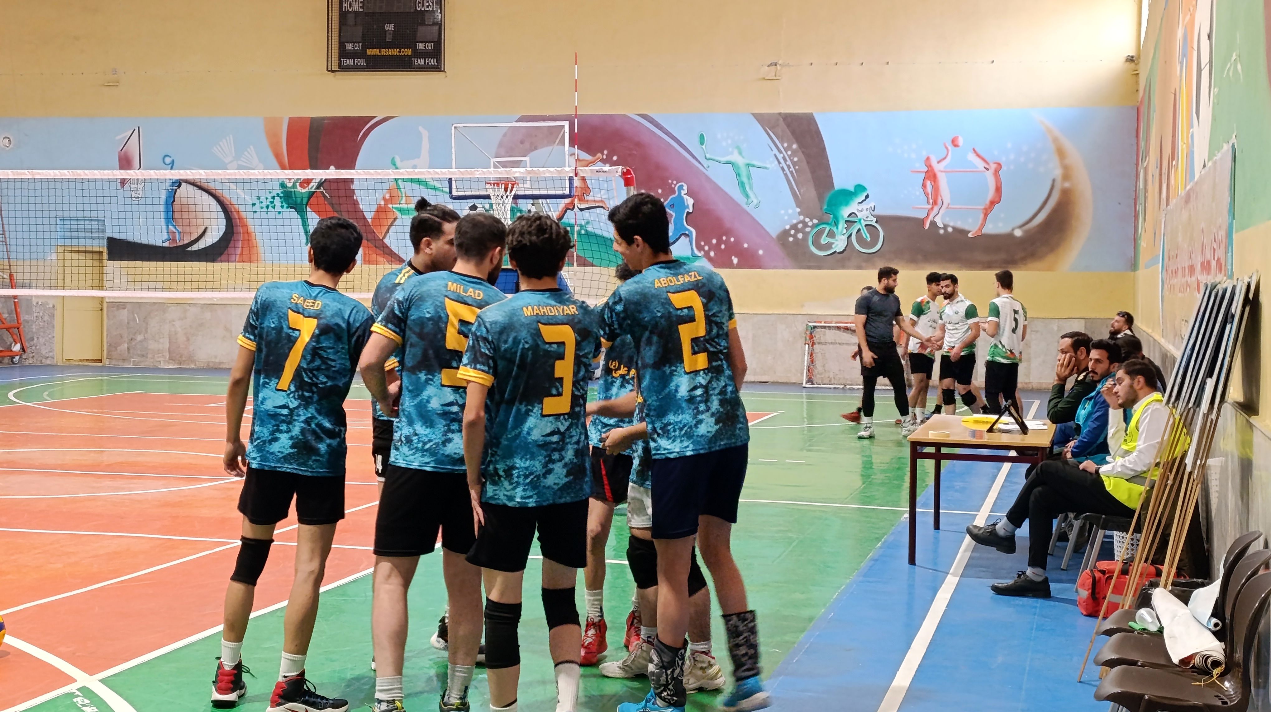 افتتاحیه مسابقات والیبال به‌مناسبت دهه مبارک فجر در نیشابور