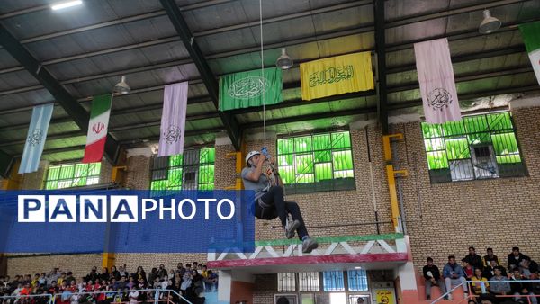افتتاح المپیاد ورزشی درون‌مدرسه‌ای در هنرستان شهید مافی چناران
