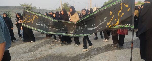 مراسم عزاداری امام حسین‌‌(ع) در روستای باغات