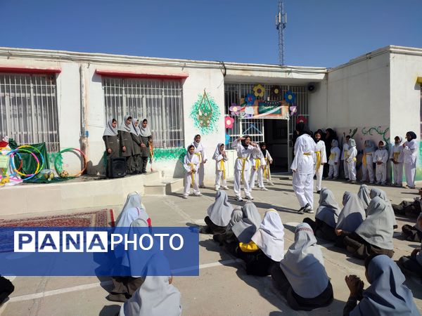 جشن پویایی و تندرستی در فدافن؛ المپیاد ورزشی مدرسه شهید نجفی به راه افتاد