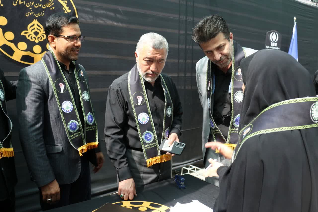 موکب سازمان دانش‌آموزی خراسان رضوی میزبان اقشار مختلف در روزهای سوگواری