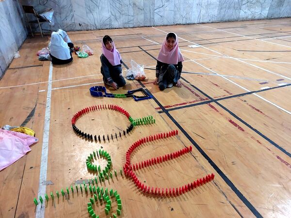 مسابقه دومینو دانش‌آموزان دختر مقاطع ابتدایی و متوسطه ناحیه سه شیراز 