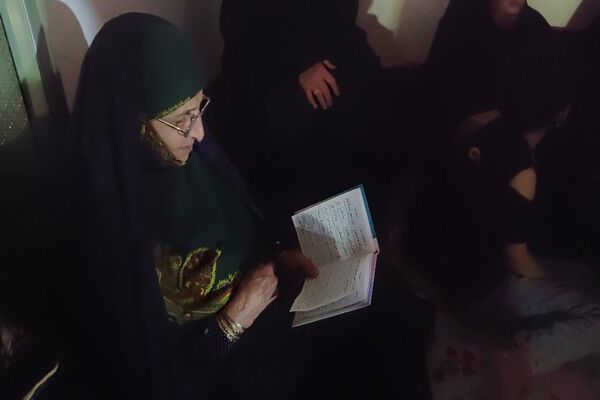عزاداری شب هشتم ماه محرم در شهر بار 