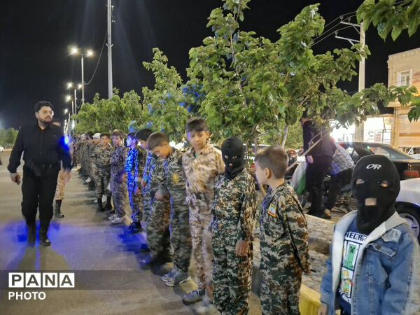 حرکت کاروان خودرویی و موتوری بیعت با رهبر انقلاب در شهر آوه