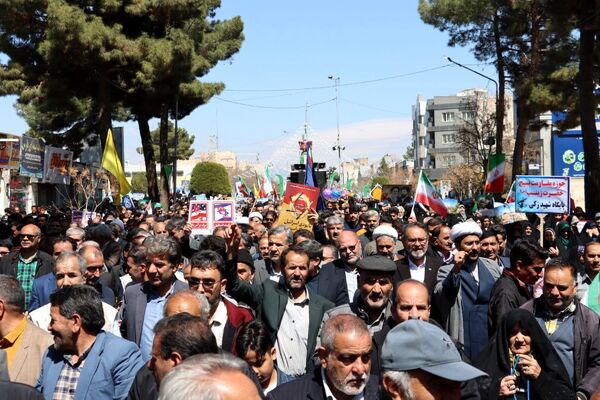 طنین فریاد قدس در خیابان‌های تربت حیدریه 