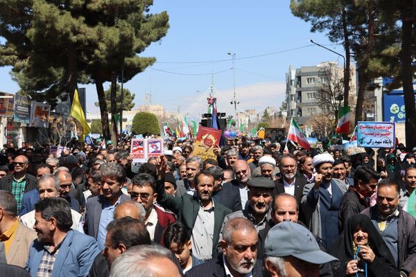 طنین فریاد قدس در خیابان‌های تربت حیدریه 