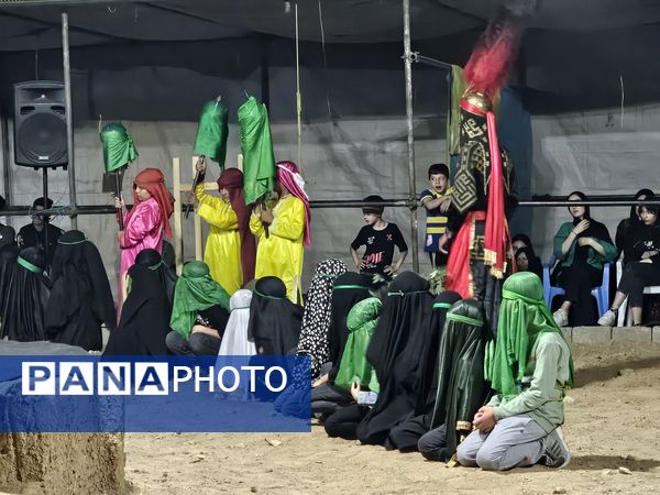 تعزیه گروه شبیه خوانی هیات محبان اهل بیت دبیرستان پروین اعتصامی شهر افوس