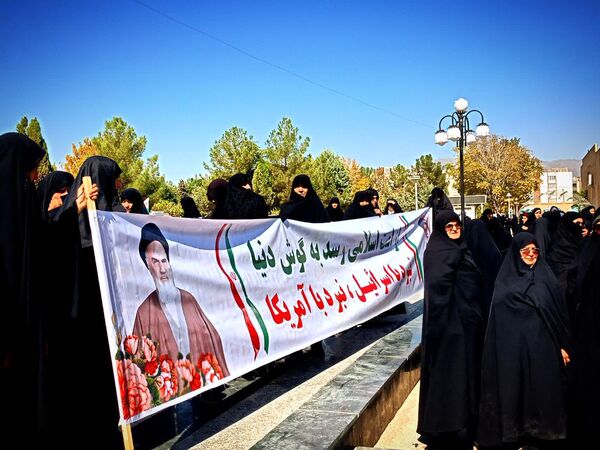 راهپیمایی بشارت نصر در کاشمر 