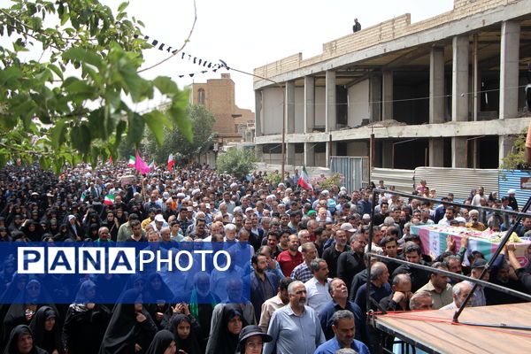 تشییع شهدای حمله رژیم صهیونیستی در یزد