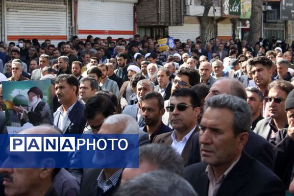 راهپیمایی باشکوه روز جهانی قدس در اسلام آباد غرب 