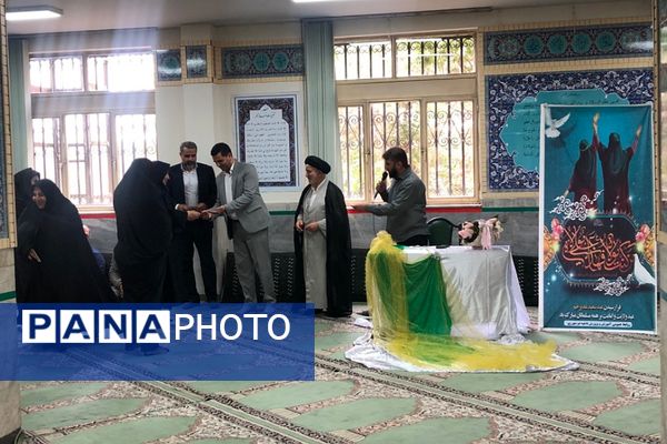 تجلیل از سادات فرهنگی به‌مناسبت عید غدیر خم در ناحیه 2 شهرری 
