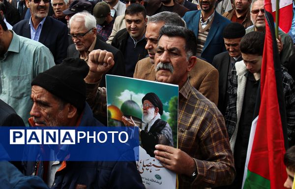 راهپیمایی روز قدس در زنجان 