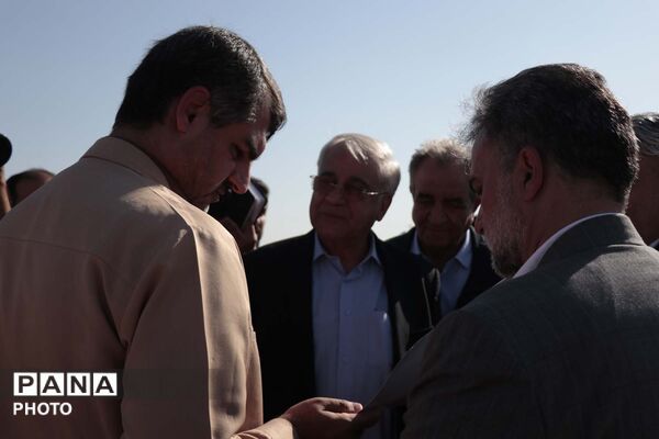 مراسم آغاز احداث برج مراقبت فرودگاه بین المللی قم