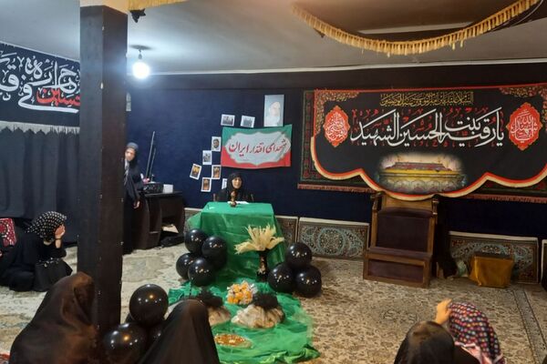 محفل دانش آموزی مقدامه در سوگ شهادت دختر سه‌ساله امام حسین(ع)