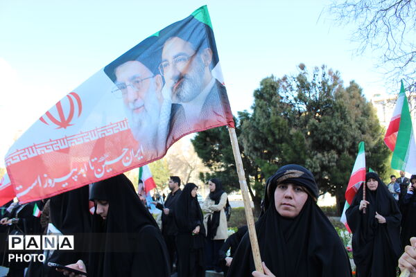 خروشِ عاشقان همدانی در چهلمین سالگرد شهادت رهبر