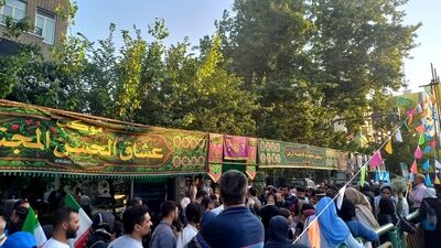 برپایی موکب مکتب الزهرا (س) در مهمانی ده کیلومتری