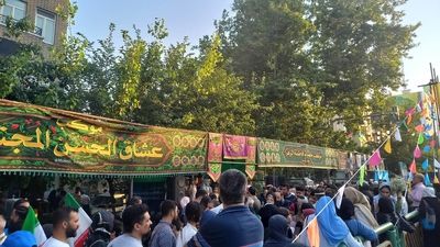 برپایی موکب مکتب الزهرا (س) در مهمانی ده کیلومتری