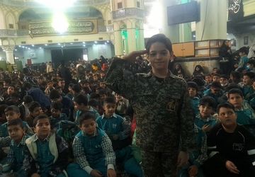 حضور نوگلان فاطمی در مصلای حرم حضرت عبدالعظیم حسنی (ع) شهرری