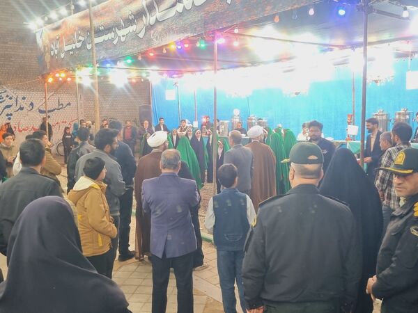 حضور پررنگ خانواده های خلیل آبادی در مراسم ولادت حضرت ولی عصر(عج)