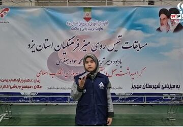 درخشش تنیس بازان فرهنگی در شهرستان مهریز 
