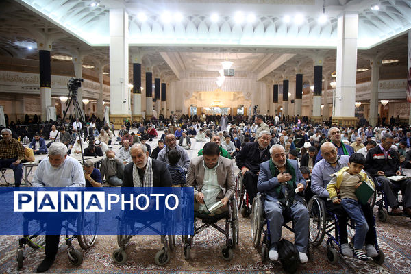 مراسم بزرگداشت حضرات «حمزه» و «عبدالعظیم حسنی» در حرم حضرت معصومه(س)