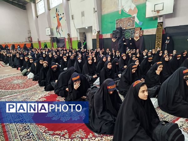 آیین سوگواری شهادت حضرت فاطمه الزهرا (س) در سالن مالک اشتر ناحیه یک مشهد 