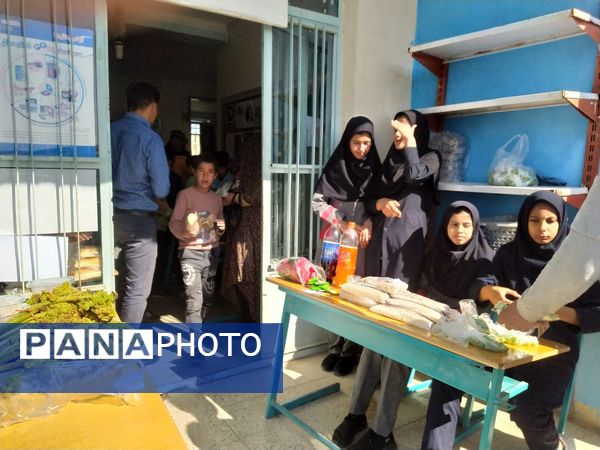 برگزاری بازارچه دانش‌آموزی در مدرسه امیرکبیر ایجرود