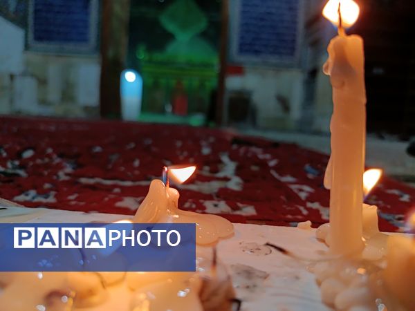 شام غریبان در امامزادگان سید محمد و سید نظام الدین شهرستان حاجی‌آباد