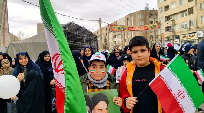 راهپیمایی چهل‌وهفتمین سالگرد پیروزی انقلاب اسلامی در کمالشهر 