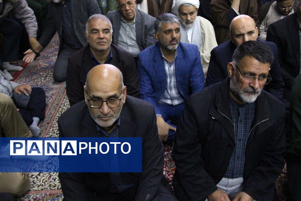 گرامیداشت حماسه ۹ دی در مسجد حظیره یزد