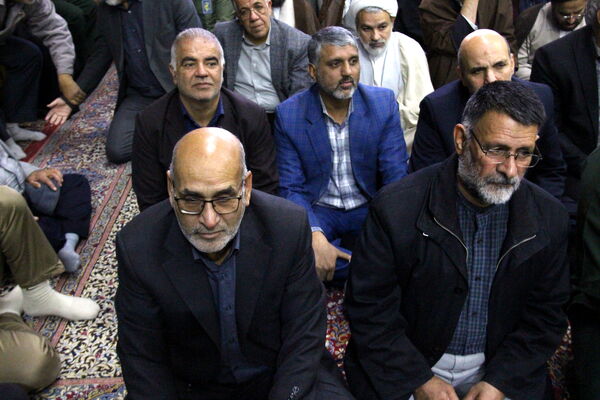 گرامیداشت حماسه ۹ دی در مسجد حظیره یزد