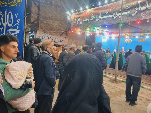 حضور پررنگ خانواده های خلیل آبادی در مراسم ولادت حضرت ولی عصر(عج)