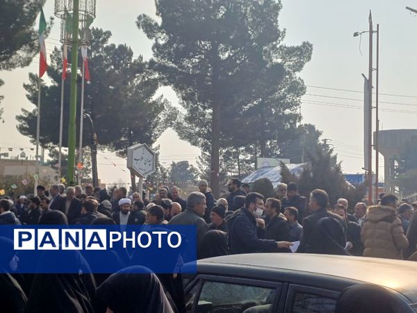 مراسم تشییع حجت‌الاسلام والمسلمین سید هاشم سجادی نسب در برخوار