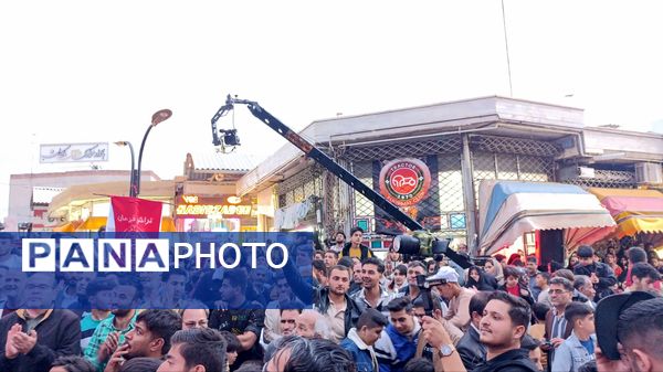 ملکان در پرتو هنر و معنویت؛ جشن میلاد امام رضا (ع) در بازار نوسازی شده