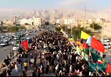 برپایی مواکب مهدوی به مناسبت نیمه شعبان در پارسیان