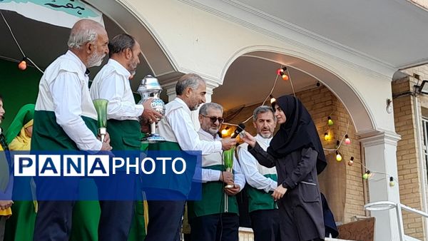 آغاز مهر با حضور خادمین حرم امام رضا(ع) در مدرسه عباسقلی رهگذر شهریار